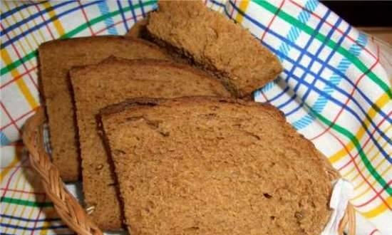 Wheat-rye malt bread (oven)