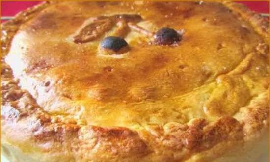 Baskijskie Ciasto Custardowe Wiśniowe