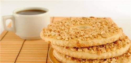 Cookies "Sand ring with peanuts"