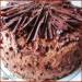 Chocolate lingonberry cake