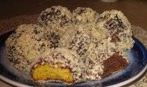 Ciasteczka „Trufle” na gotowanych żółtkach