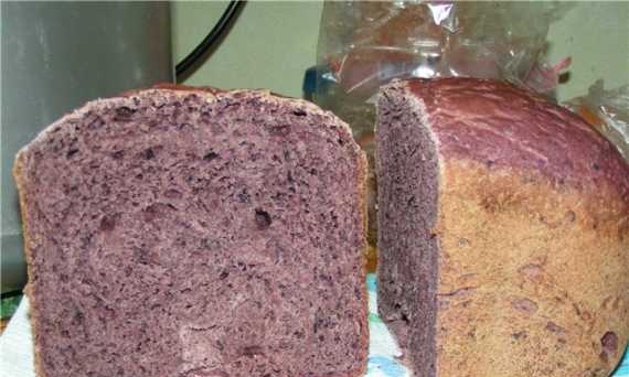 Pane Ultravialett (con aronia nera) (macchina per il pane)