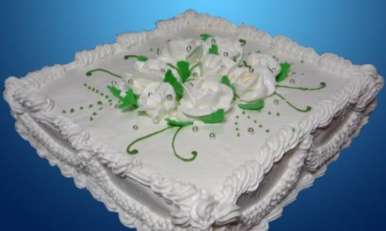 Sour cream cake (by Nastasya)