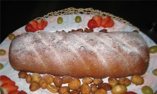 Chestnut-almond cake