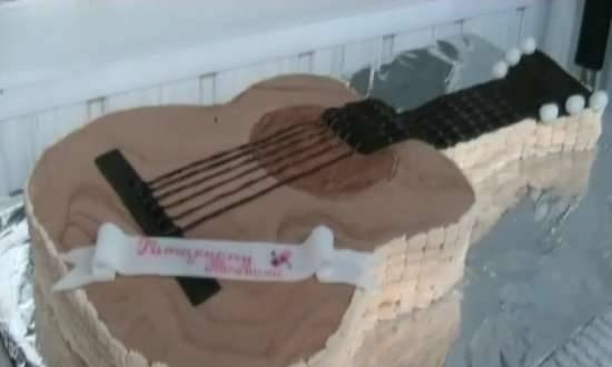 Guitar cake (master class)