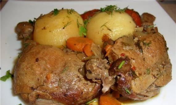 Duck legs with vegetables (Cuckoo 1054)