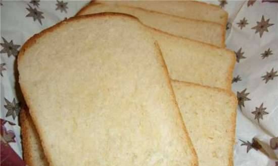 לחם חיטה "חלב חמוץ לבן" (תנור)