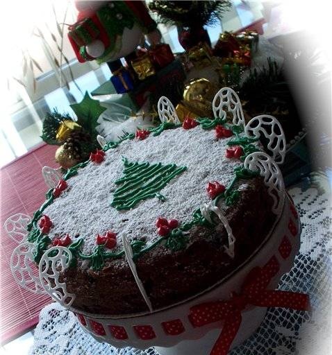 Wegańskie ciasto świąteczne