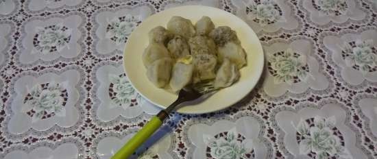 Deeg voor dumplings met azijn