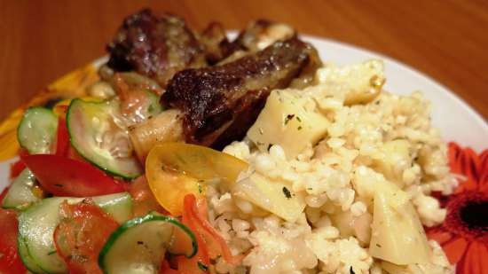 Bulgur és quinoa burgonyával az Oursson 5005 gyorsforralóban