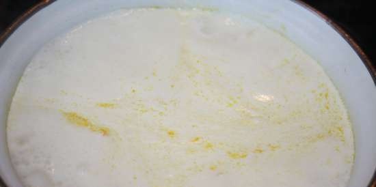Rakouská polévka z rybího mléka