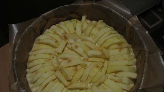 Tarta de manzana Torta di melle a raggi