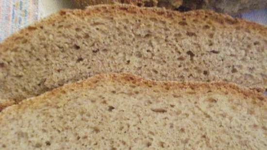 Rughvete-brød med to surdeig
