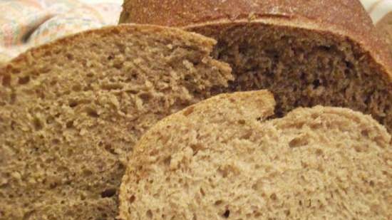 Rughvete-brød med to surdeig