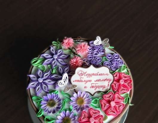 Virágos sütemények