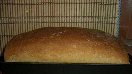 خبز قمح بسيط على الكفير (فرن)