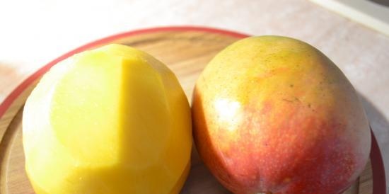 Gluténmentes mangó mazsolás palacsinta