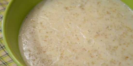Porridge erculeo nel processore Oursson
