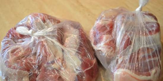 Congelare la carne - condividere la nostra esperienza