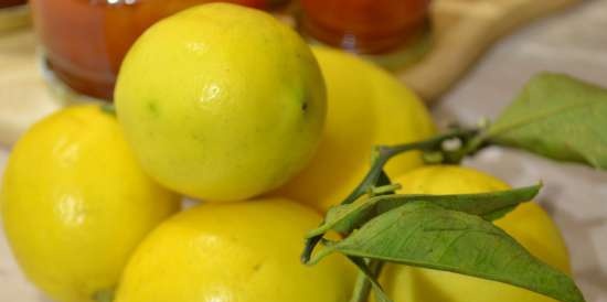 Limones marinados agridulces