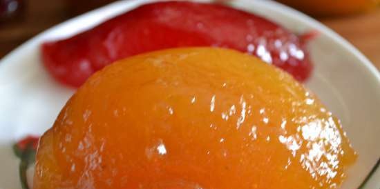 Strong jelly from gooseberry, sea buckthorn and red currant, without gelling additives (hot method)