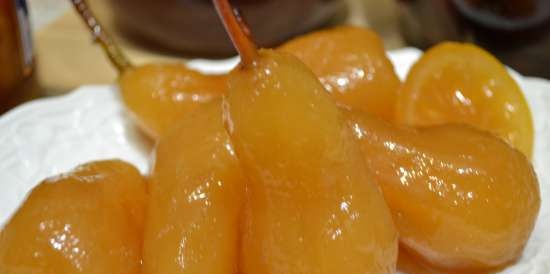 Pere dolci "frutta candita (frutti glace)"