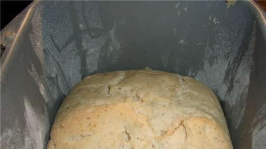 Idős túró használata kenyér tésztában