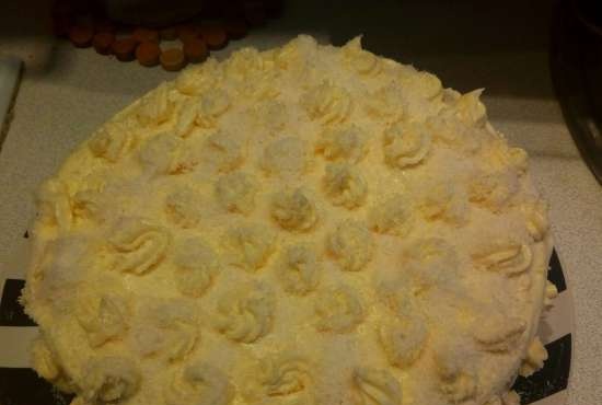 Hófehérke kókuszos sütemény