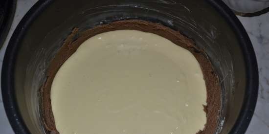 Russischer Zupfkuchen (vaníliás csokoládé torta)