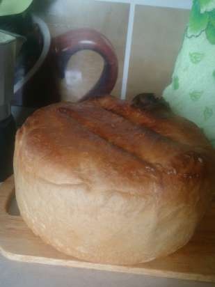 לחם שיפון חיטה על בצק חמוץ (ישן) (תנור)