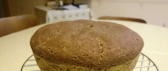 Rugbruise de pan negro islandés (sin levadura)