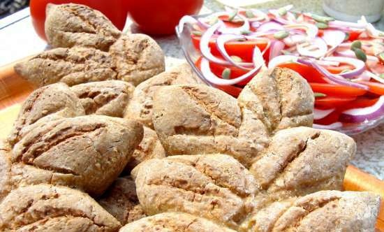 Pane di grano greco con spezie ORIGANO e LIMONE