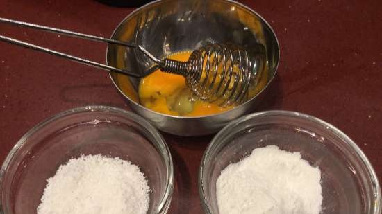 Smażone lody z makaronem ryżowym i sosem z marakui