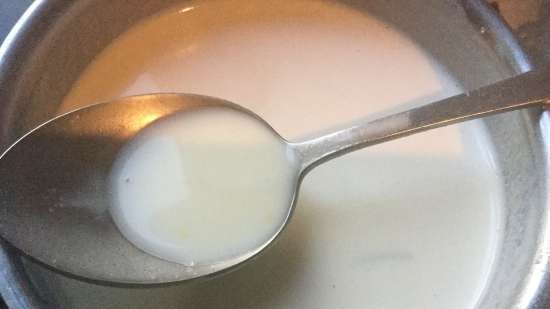 Fagylalt Taezhnoe cédrus tejjel és vadmézzel