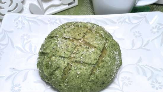 Zöld spenót dinnye kenyér