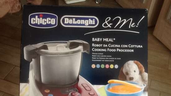 وجبة الطفل المعالج روبوت Da Cucina Chicco De'Longhi & Me