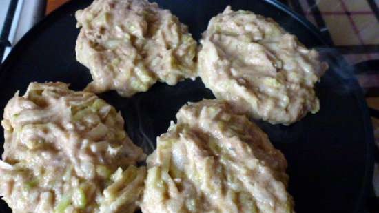 Latkes de calabacín con queso (Crepera Marca 352)