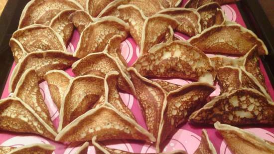 Arabische pannenkoeken Kataef in het Russisch