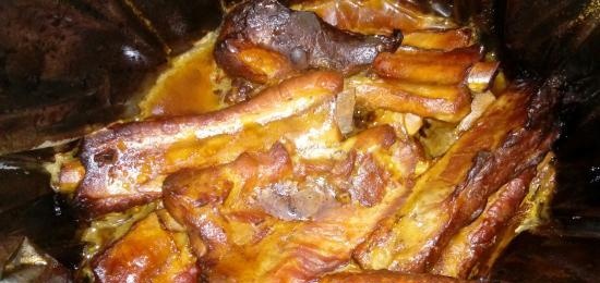 Lazy BBQ Ribs in a Kenwood Slow Cooker