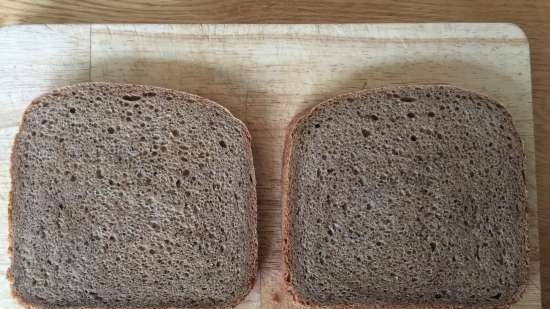 Chleb pszenno-żytni na długim cieście