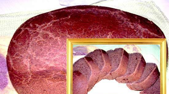 Rozsos csokoládé kenyér "Szarvasgomba"