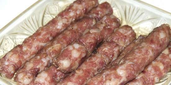 Carne secca e salsiccia senza budello e sale nitritico in essiccatoio elettrico