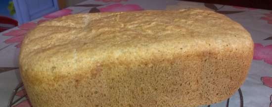 Orosz alapú rozsbúzás élesztő kenyér (Polaris PBM 1501D kenyérkészítő)