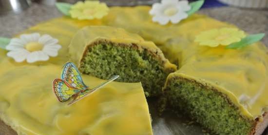 Smaragd török ​​spenót torta