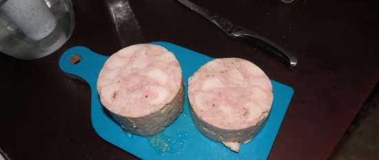 الدجاج ولحم الخنزير في صانع لحم الخنزير تيسكوما