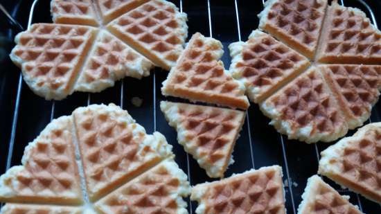 Wafle kokosowe