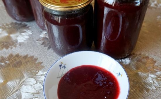 Jam jelly from grapes
