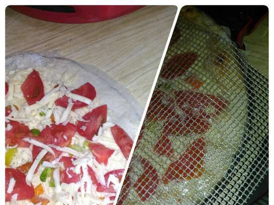 Tészta búza-rozs pizzához a Panasonic-tól