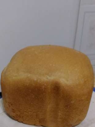 Pan blanco diario con levadura viva / prensada en una panificadora Panasonic SD-2500
