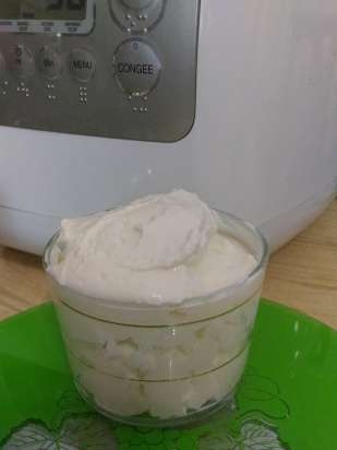 Cream cheese curd (multicooker Toshiba RS-18NMFR)